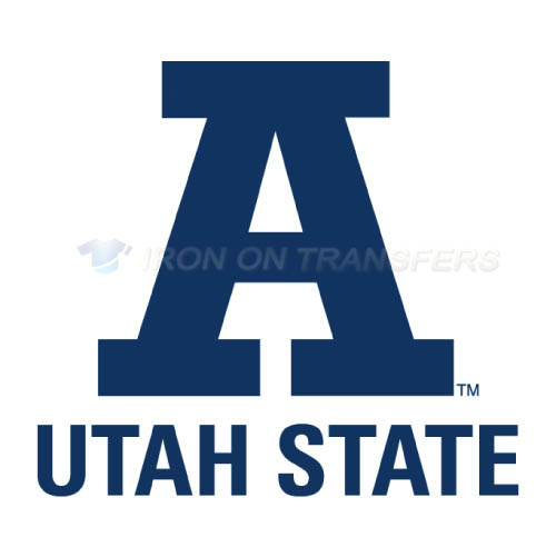 Utah State Aggies Logo T-shirts Iron On Transfers N6743 - Click Image to Close